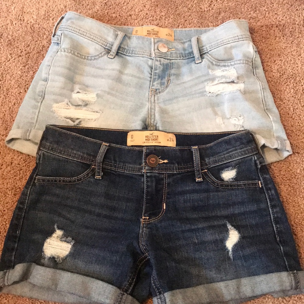 Hollister size 0 shorts